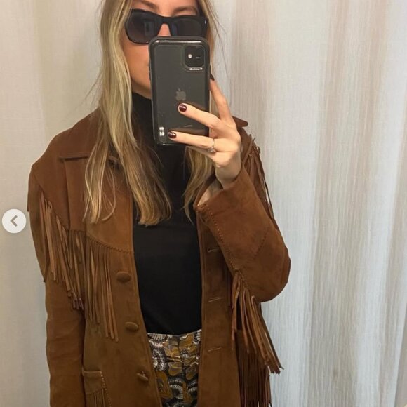 Vintage Western Fringe jacket DOEN for  BOHO exposure - Picture 4 of 10